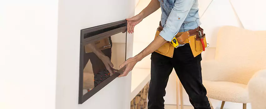 Metal Fireplace Installation in Clearwater Beach, Florida