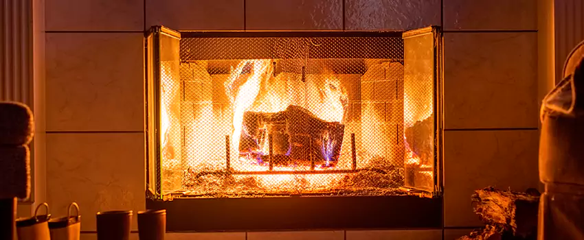 Mendota Hearth Landscape Fireplace Installation in Clearwater Beach, Florida